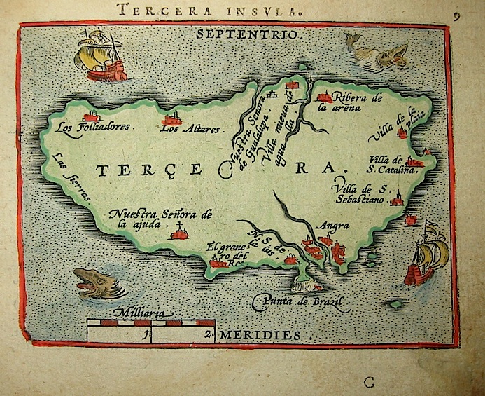 Ortelius Abraham (1528-1598) Tercera insula 1601 Anversa, apud Ioannem Bapt. Vrientum 